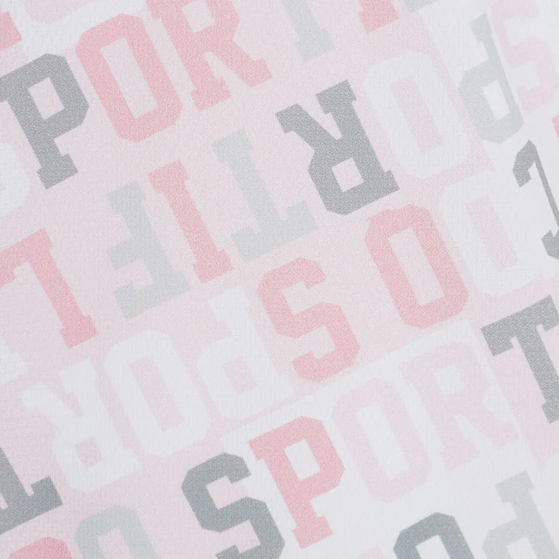 LE COQ SPORTIF GOLF Logo Pattern Men's Polo (Pink) - Image 4