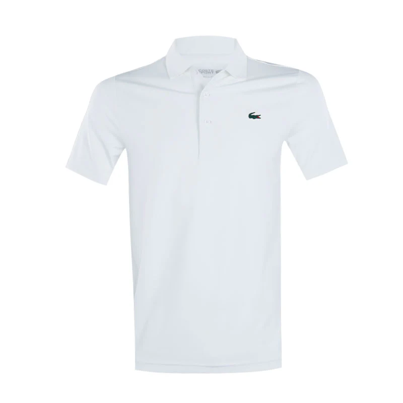 LACOSTE Regular Fit UV Protect Men's Polo (White)