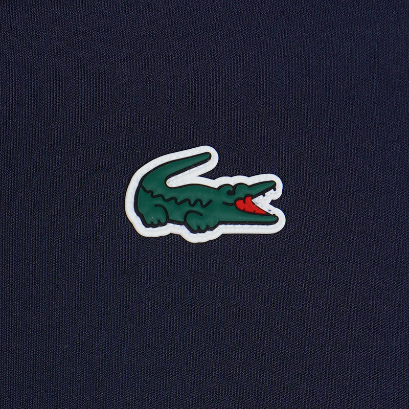 LACOSTE Regular Fit UV Protect Men's Polo (Navy) - Image 4