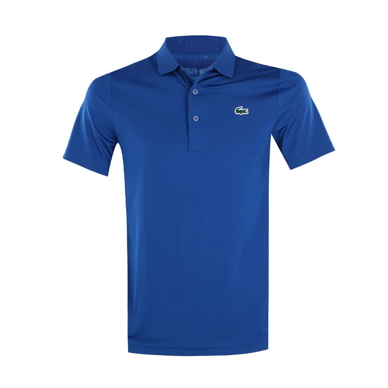 LACOSTE Regular Fit UV Protect Men's Polo (France Blue)