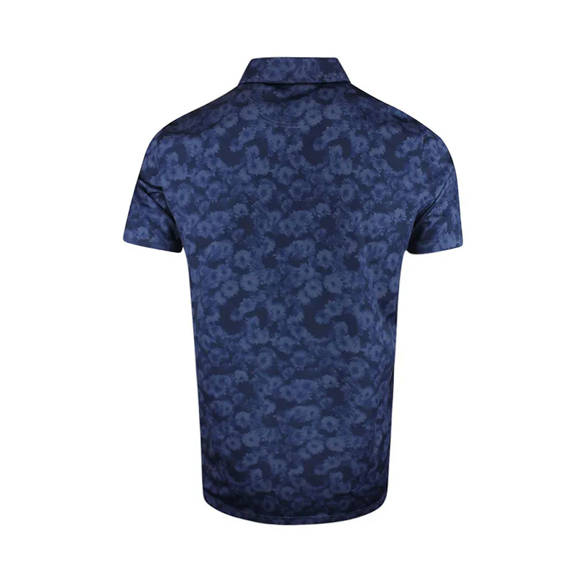 PUMA Pure 2.0 Floral Men's Polo (Deep Navy) - Image 2