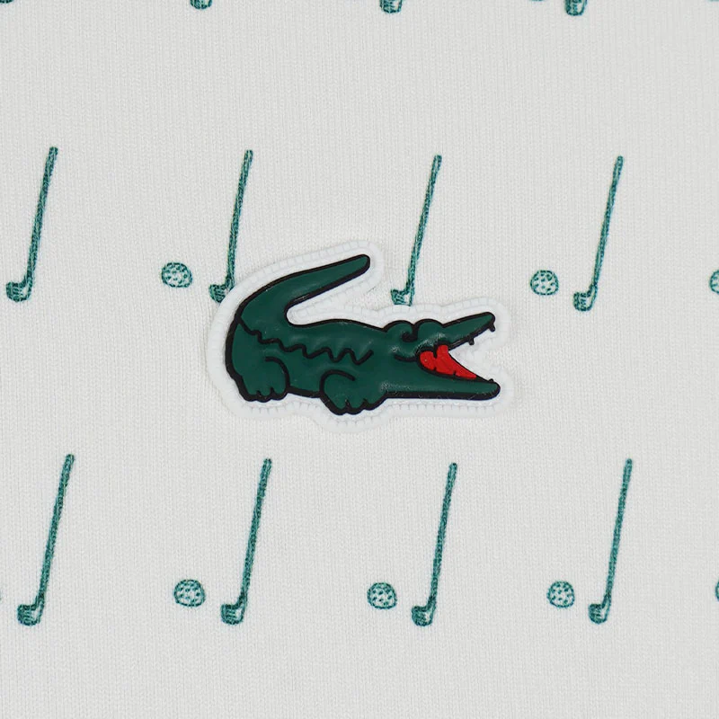 LACOSTE Regular Fit UV Men's Polo (Flour) - Image 4