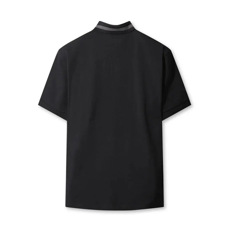 WAAC Waacky Collar Point Men's Polo (Black) - Image 2