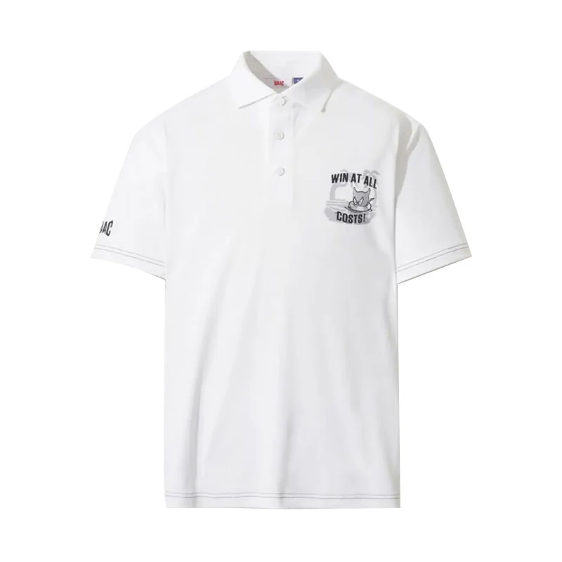 WAAC Athletic Palm Tree Men's Polo (White)