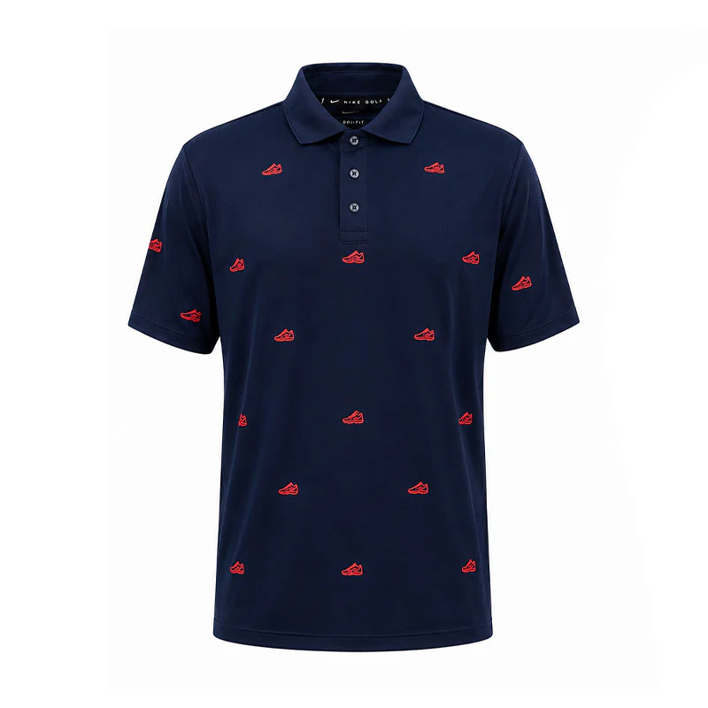NIKE Par Men's Polo (Navy/Lava)
