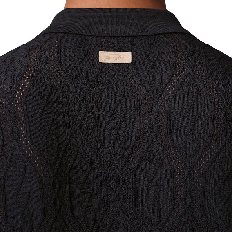 NIKE Jordan Sport Men's Button-Down Shirt (Black) - Image 4