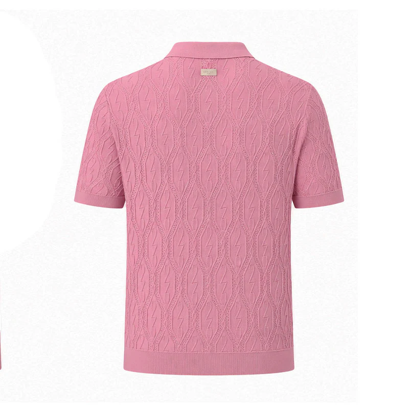 NIKE Jordan Sport Button-Down Men's Polo (Pink) - Image 2