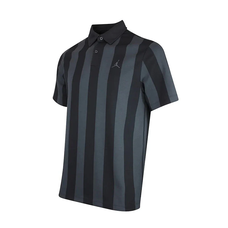 NIKE Jordan Sport Printed Men's Polo (Black) - Image 3