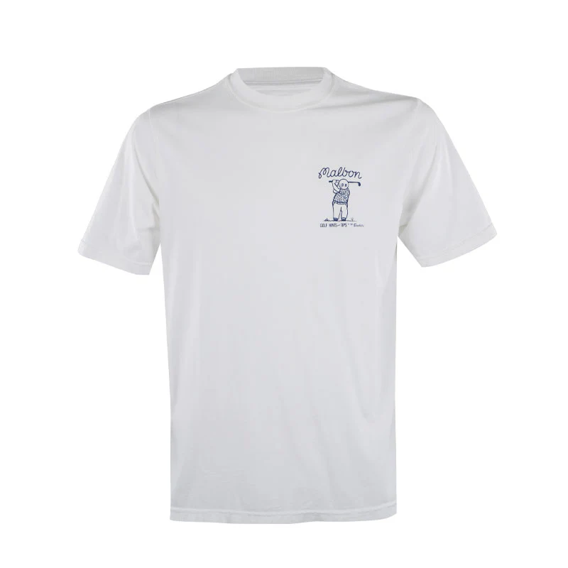 MALBON GOLF Club Select Men's T-Shirt (White)