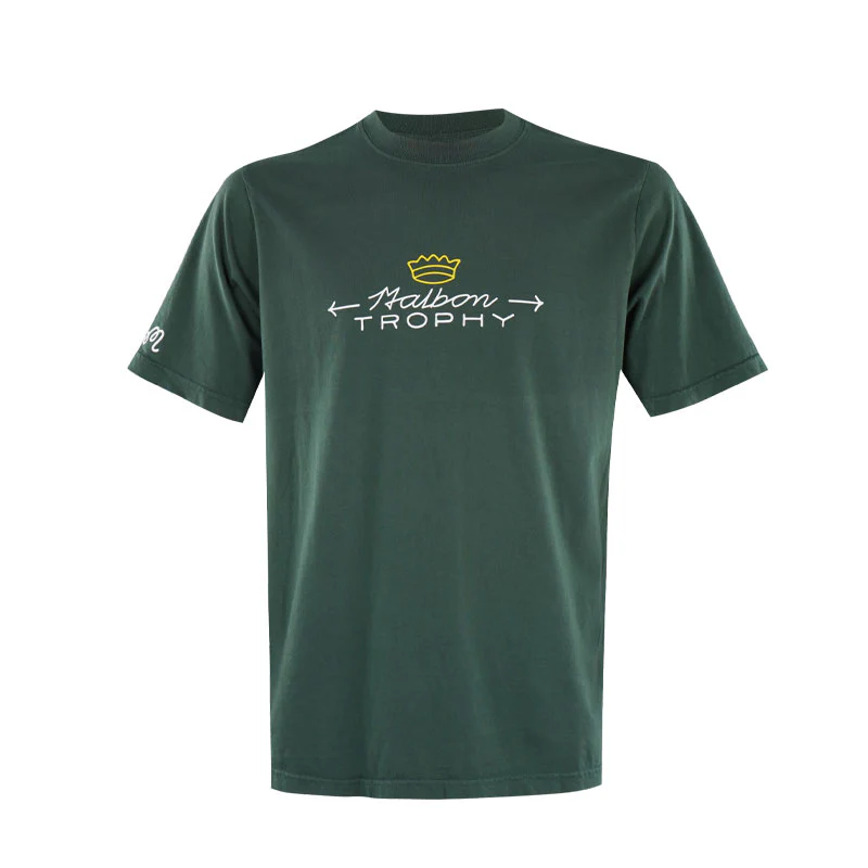 MALBON GOLF Pocket Men's T-Shirt (Green)
