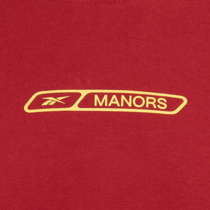 MANORS x Reebok Men's Graphic T-Shirt (Burgundy) - Image 3