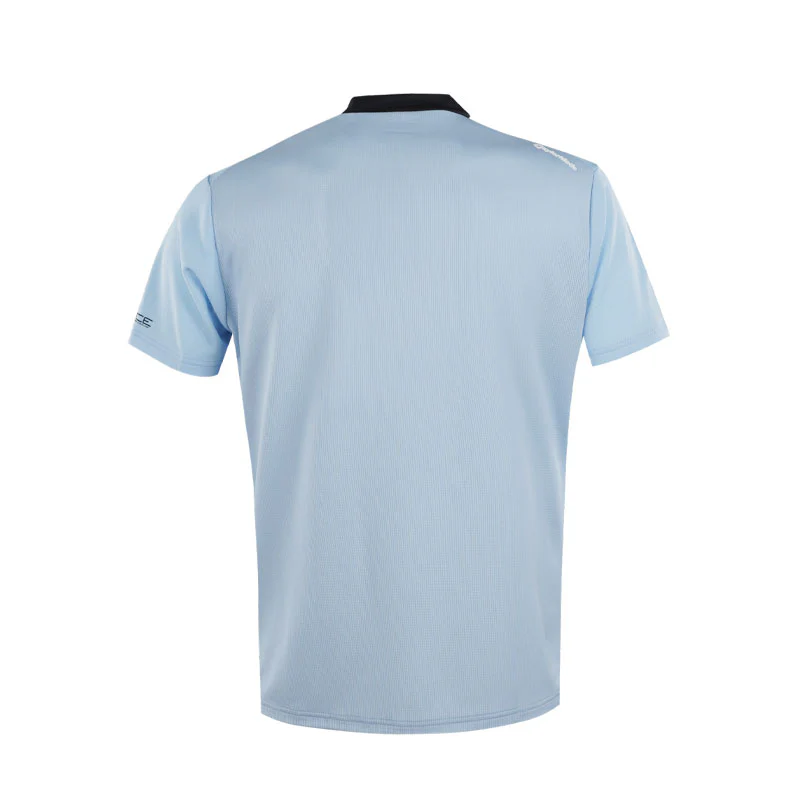 TAYLORMADE T-ICE T-AIR Logo Men's Polo (Chambray) - Image 2