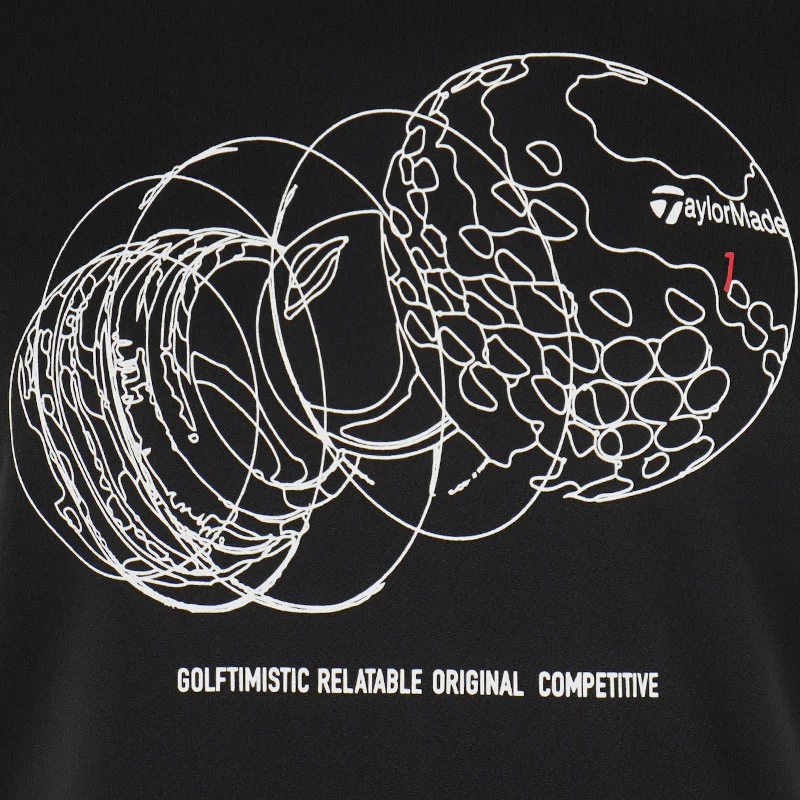 TAYLORMADE T-ICE Concept Men's Mock Shirt (Black) - Image 3