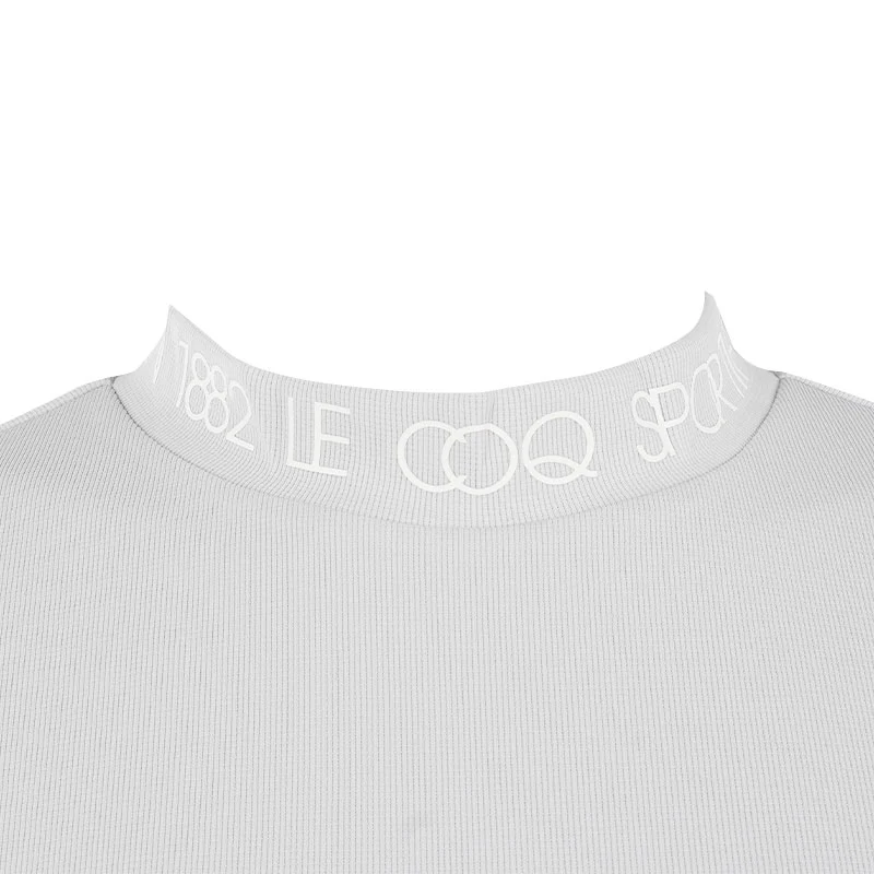 LE COQ SPORTIF GOLF Women's Mock Shirt (Grey) - Image 3