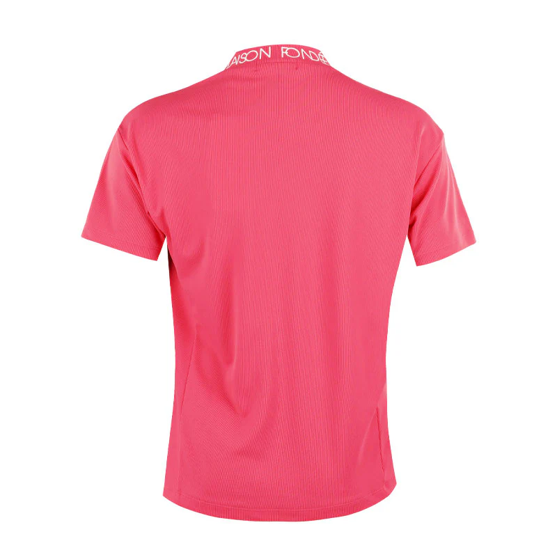 LE COQ SPORTIF GOLF Women's Mock Shirt (Pink) - Image 2