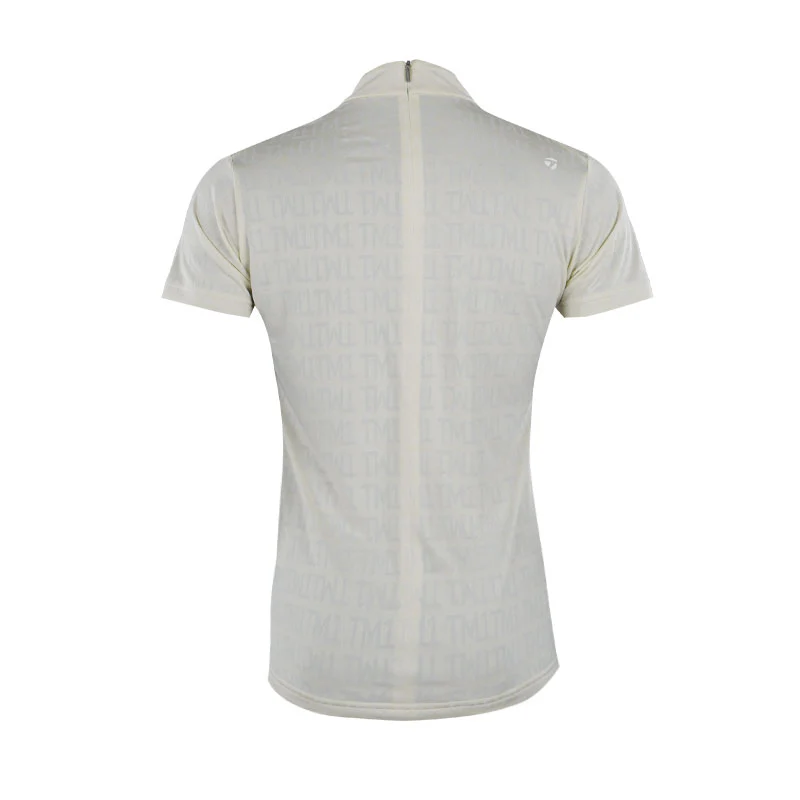 TAYLORMADE Fine Jacquard Women's Mock Shirt (Chambray) - Image 2