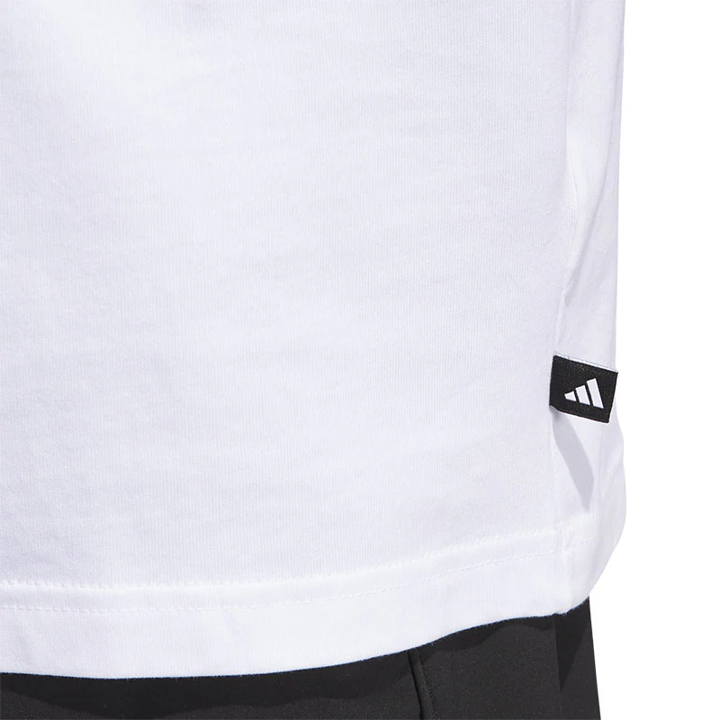 ADIDAS Golf Tour Men's Graphic T-Shirt (White) - Image 4