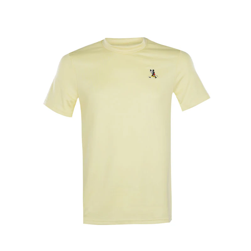 DISNEY Mickey Men's T-Shirt (Pastel Yellow)