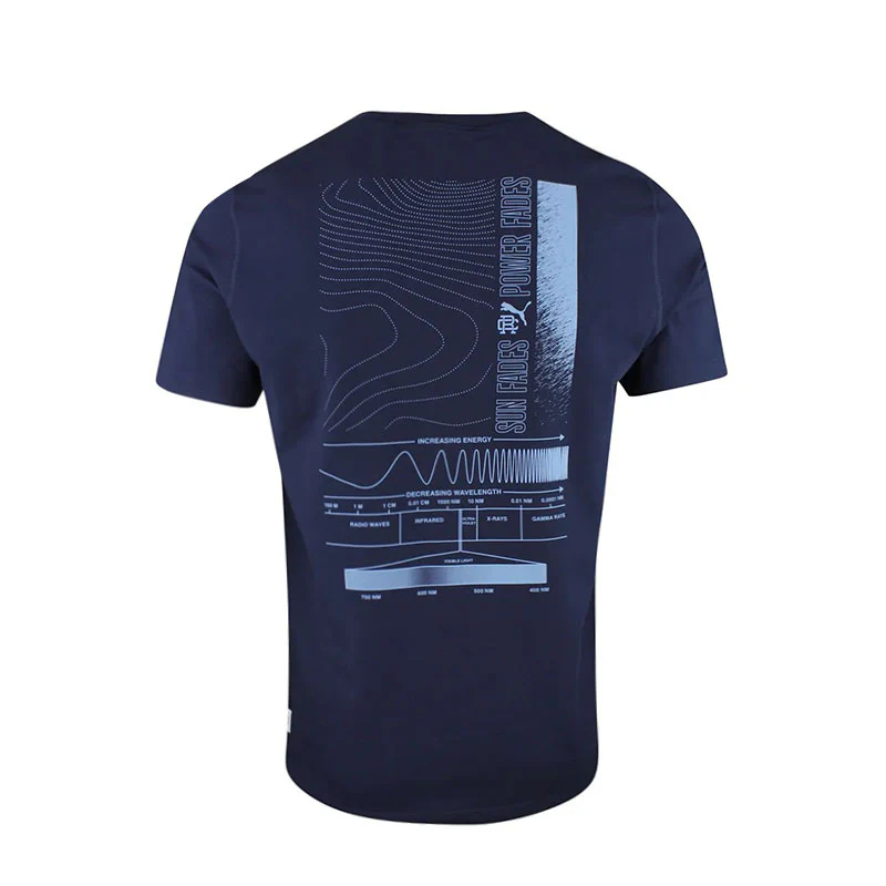 PUMA x Reigning Champ Lifestyle Men's T-Shirt (Deep Navy) - Image 2