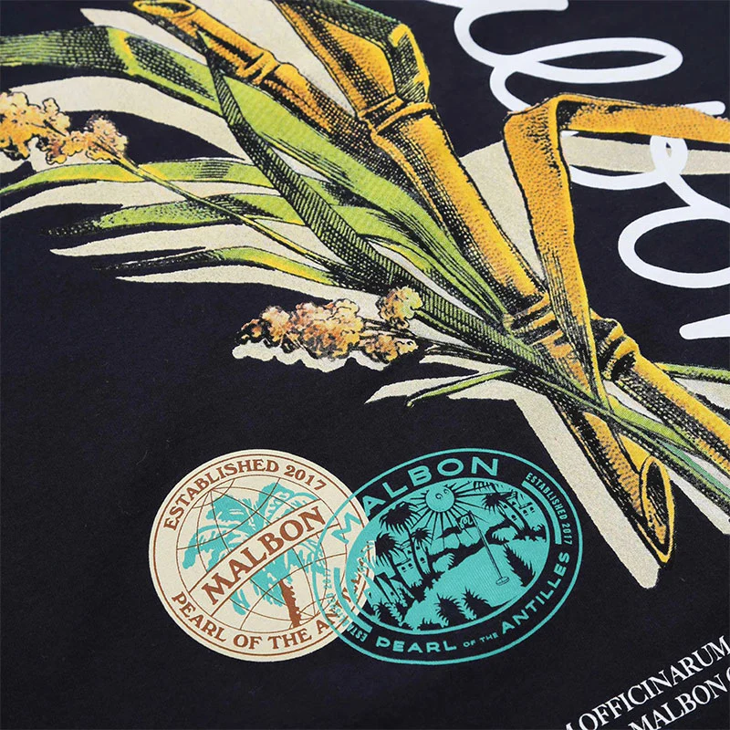 MALBON GOLF Bermuda Origin Tee (Midnight Navy) - Image 4