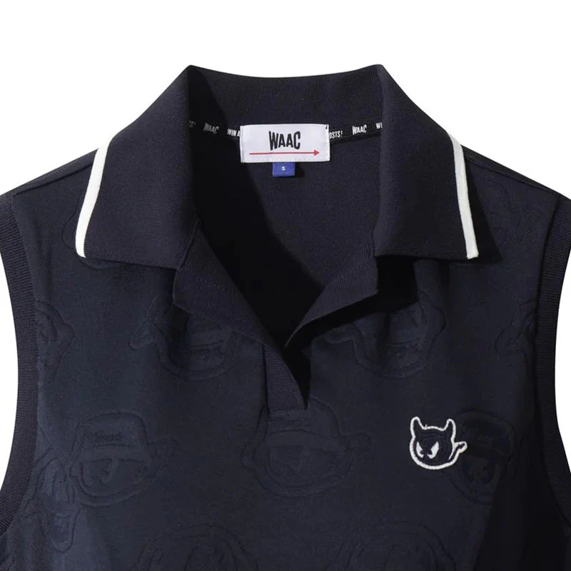 WAAC Women's Jacquard Dress (Dark Navy) - Image 3