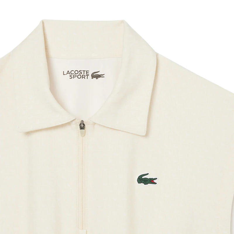 LACOSTE Ultra Dry Printed Stretch Dress (Powder) - Image 3