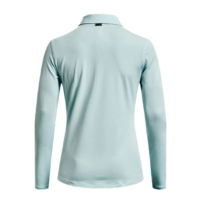 UNDER ARMOUR Fuse Teal Women's Long Sleeve Polo (Fuse Teal) - Image 2