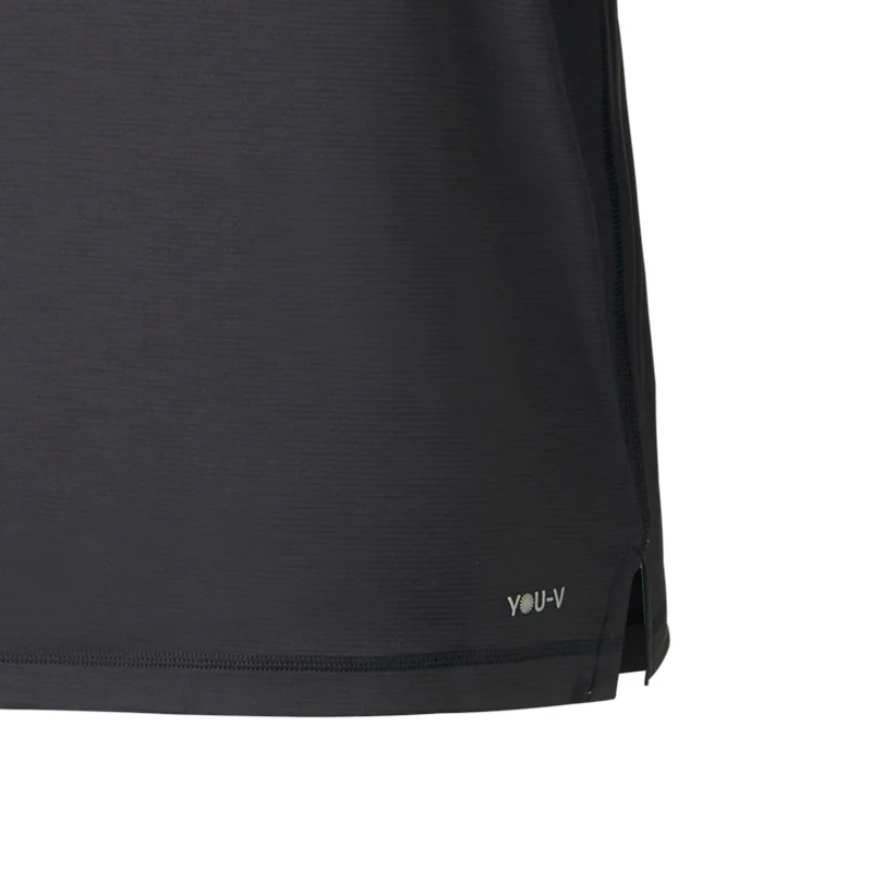 PUMA Youv Men's Long Sleeve Polo (Black) - Image 4
