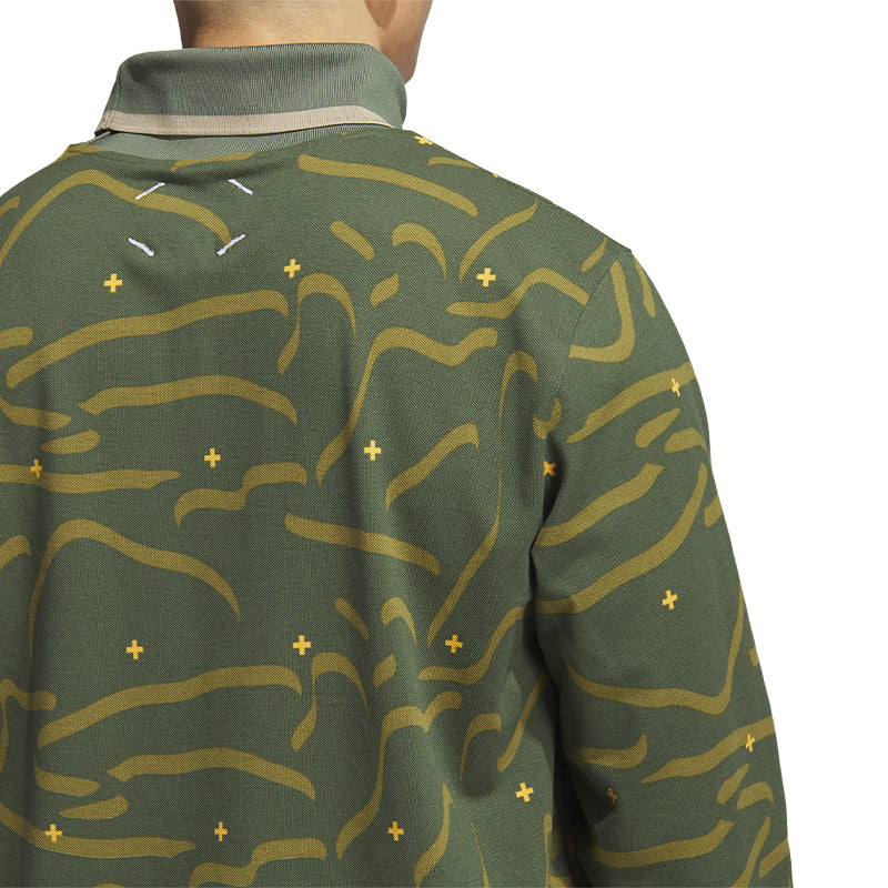 ADIDAS Adicross Turtle Neck Men's Long Sleeve Polo (Artic) - Image 4