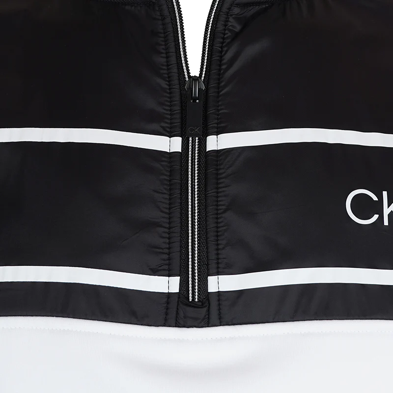 CALVIN KLEIN Harrow Half-Zip Men's Shirt (White) - Image 3