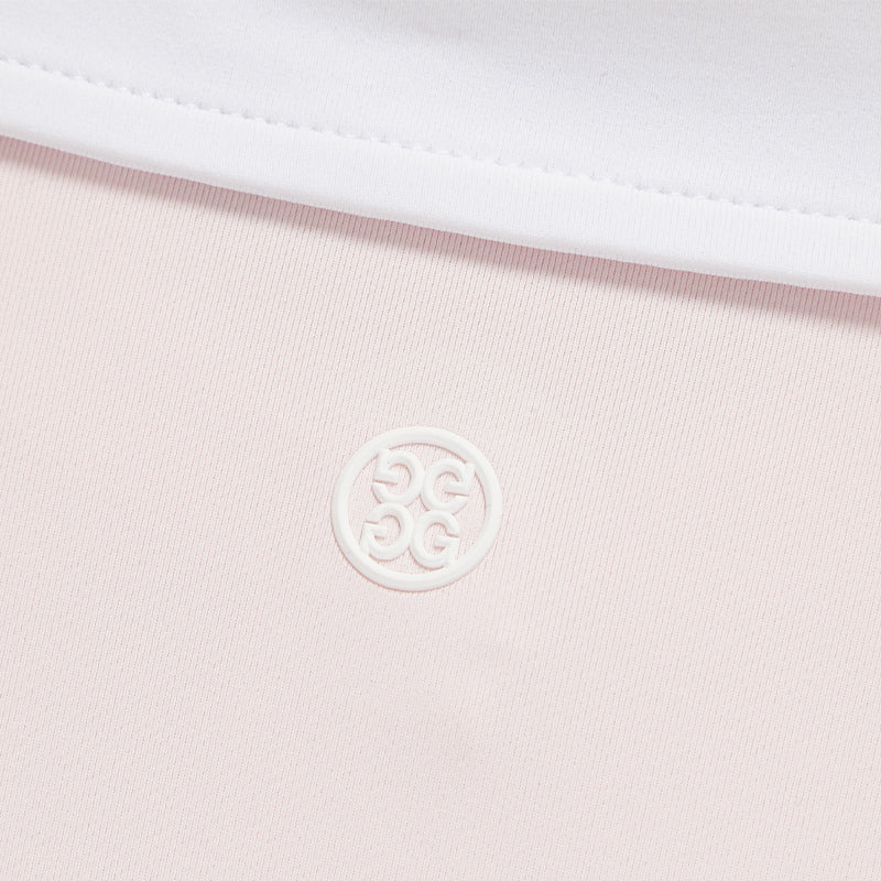GFORE Multi V Jersey Women's Long Sleeve Polo (Cameo) - Image 3