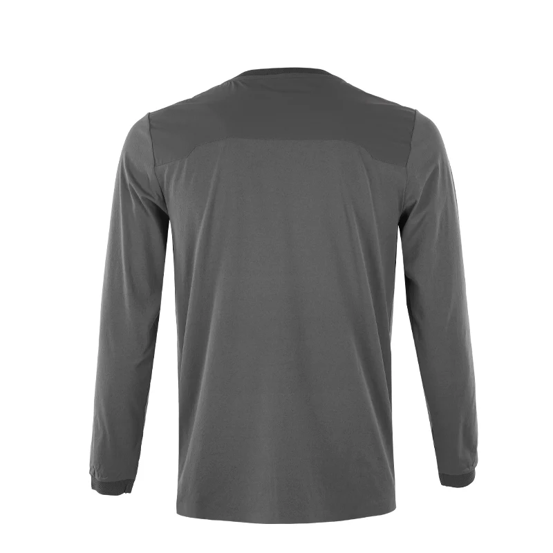HONMA Urban Men's Long Sleeve Polo (Charcoal) - Image 2