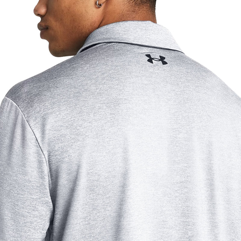 UNDER ARMOUR Playoff Men's Long Sleeve Polo (Steel) - Image 4