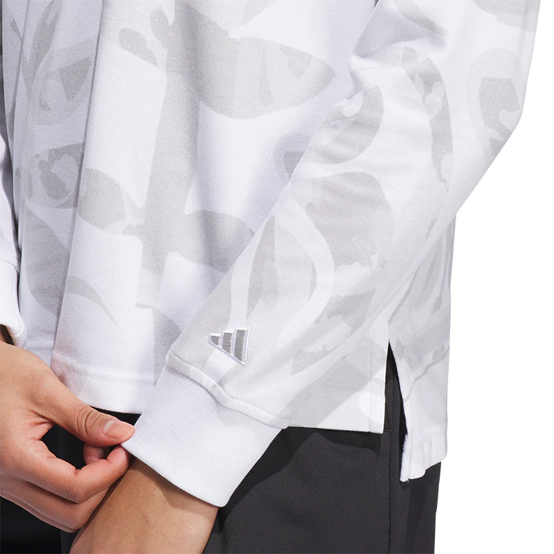 ADIDAS Go-To Women?s Long Sleeve Polo (White) - Image 4