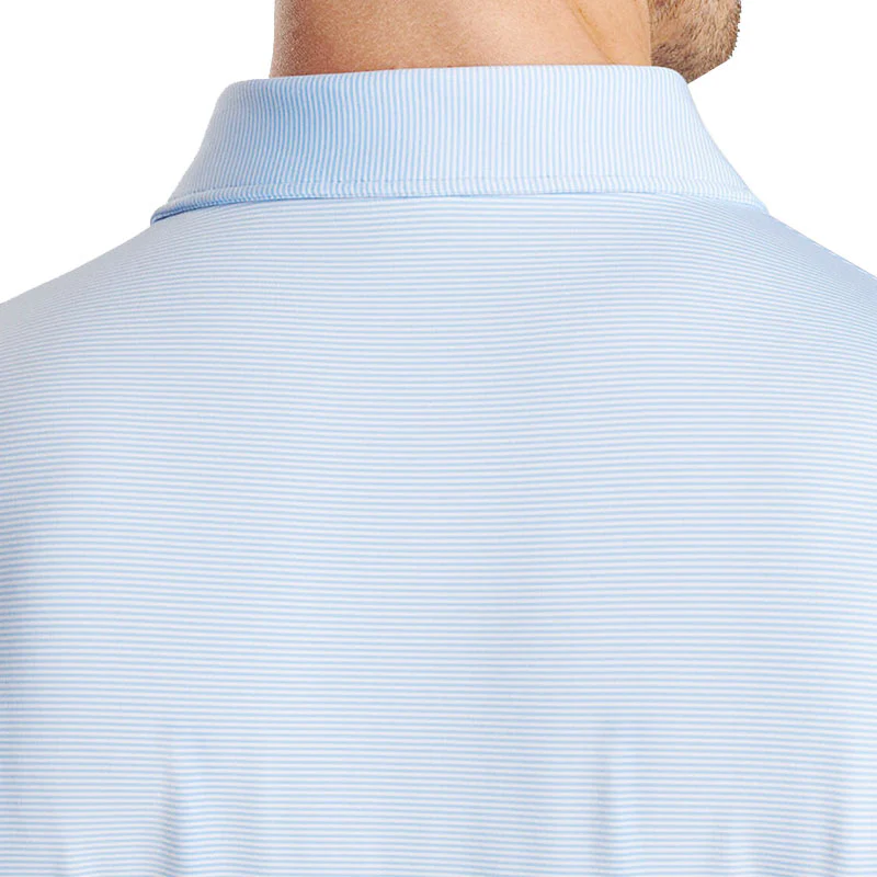 PETER MILLAR Jubilee Men's Long Sleeve Polo (Blue Fade) - Image 4