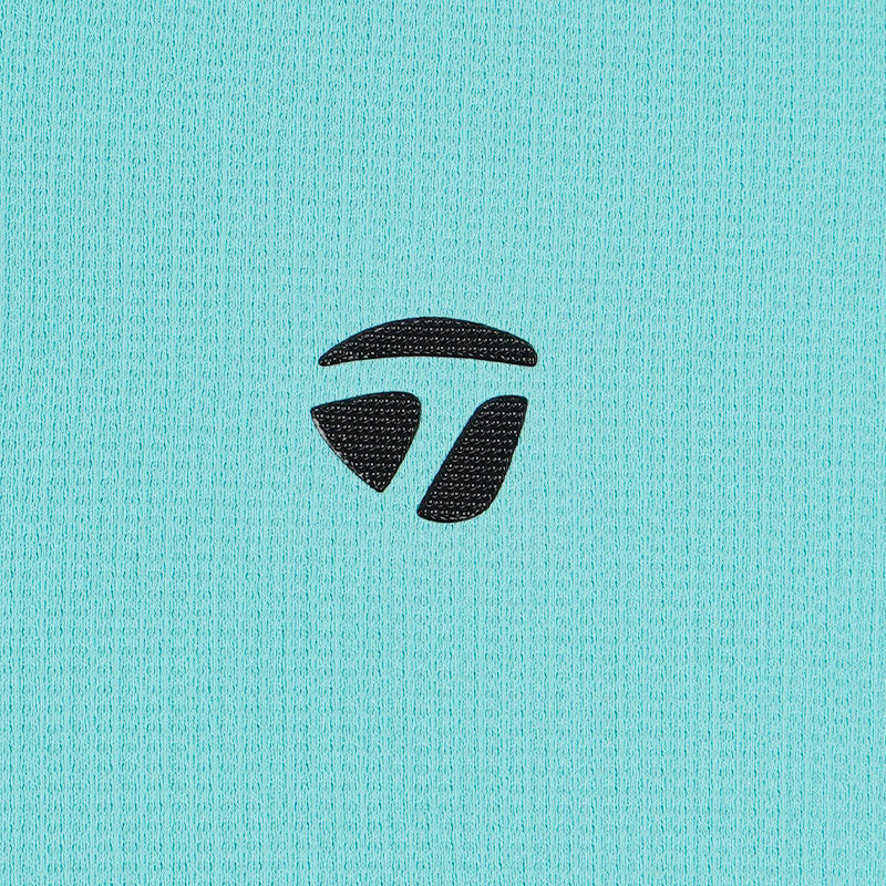 TAYLORMADE Basic Men's Long Sleeve Polo (Turquoise) - Image 4
