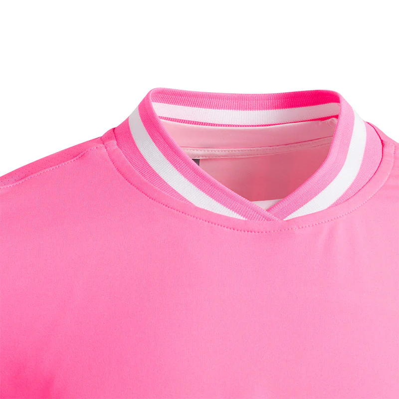 ADIDAS Performance AEROREADY 3-In-1 Girl's Polo (Pink) - Image 3