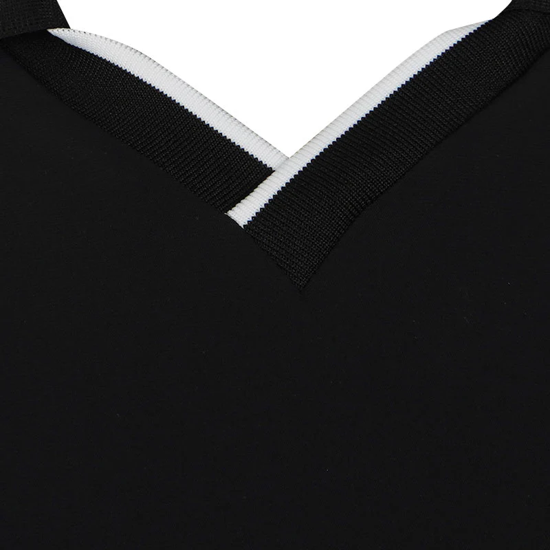 TAYLORMADE Skipper Women's Long-Sleeve Polo (Black) - Image 3