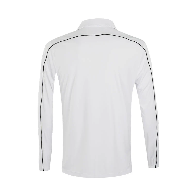 NIKE Dri-FIT Par Men's Long Sleeve Polo IWhite) - Image 2