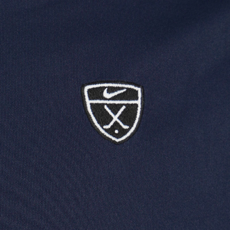 NIKE Dri-FIT Par Men's Long Sleeve Polo (Blue) - Image 4