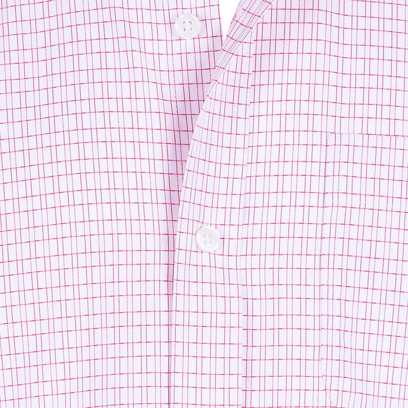 CUTTER & BUCK Versatech Tattersall Men's Longsleeve Shirt (Red) - Image 3