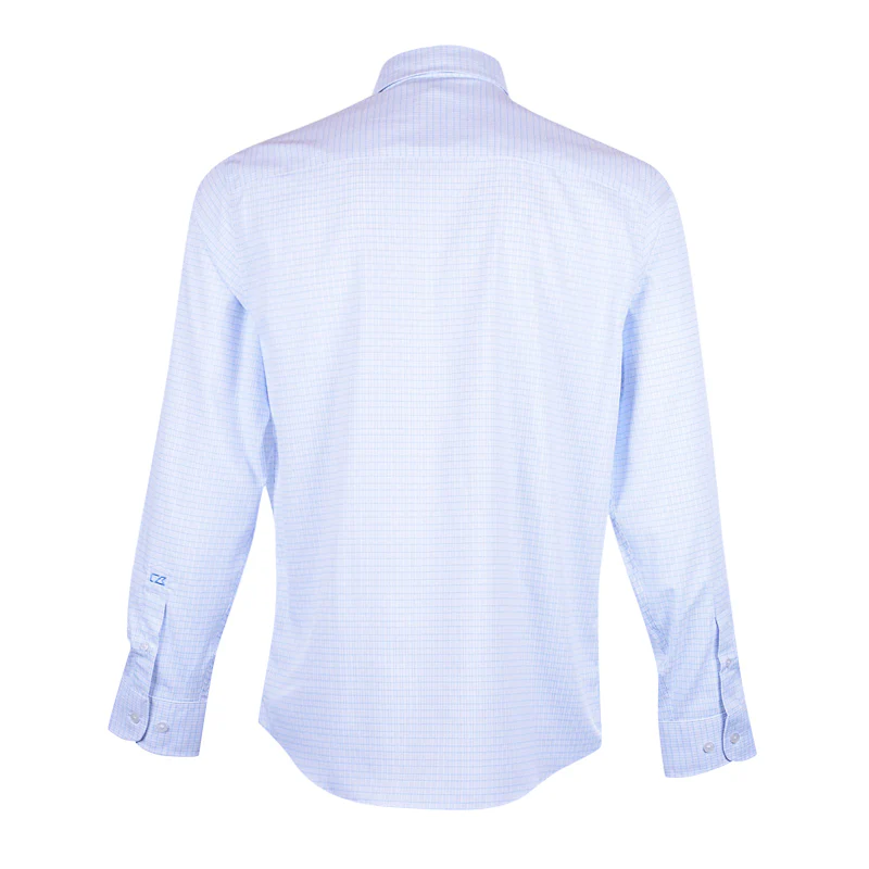 CUTTER & BUCK Versatech Tattersall Men's Longsleeve Shirt (Atlas) - Image 2