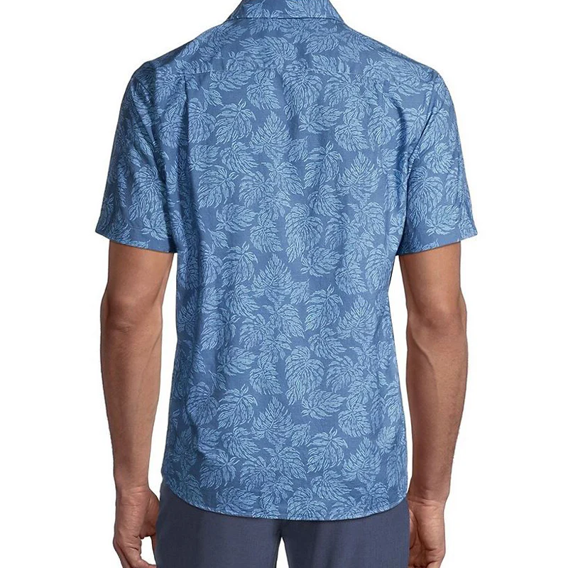 PETER MILLAR Groves Cotton Sport Men's Shirt (Blue Pearl) - Image 2