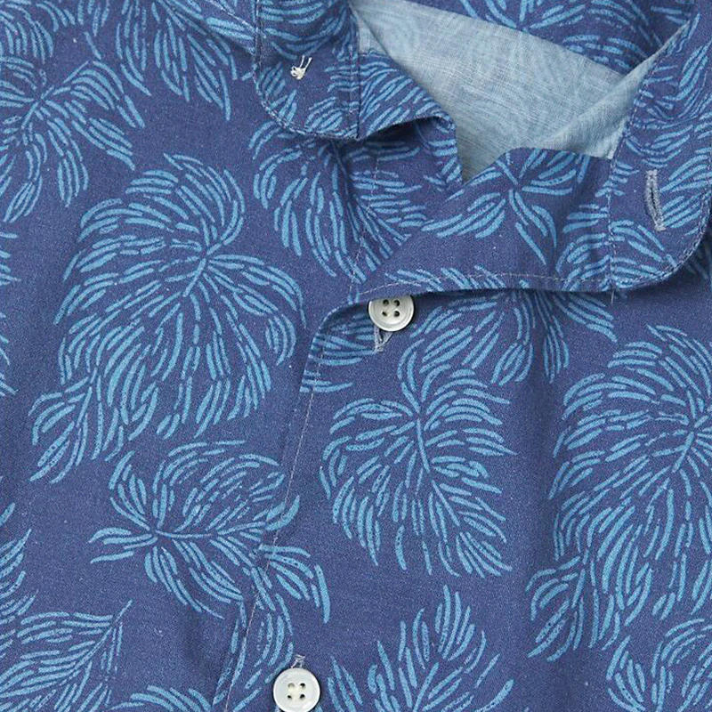 PETER MILLAR Groves Cotton Sport Men's Shirt (Blue Pearl) - Image 4