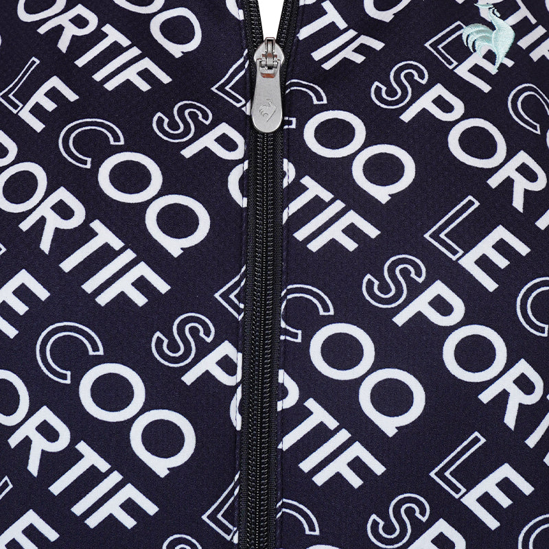 LE COQ SPORTIF GOLF Logo Patterned Women's Jacket (Navy) - Image 3