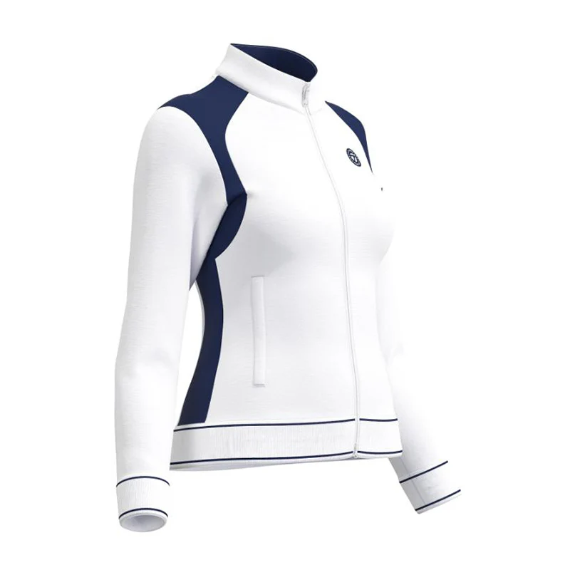 TAYLORMADE Sweat Track Women's Jacket (White) - Image 3