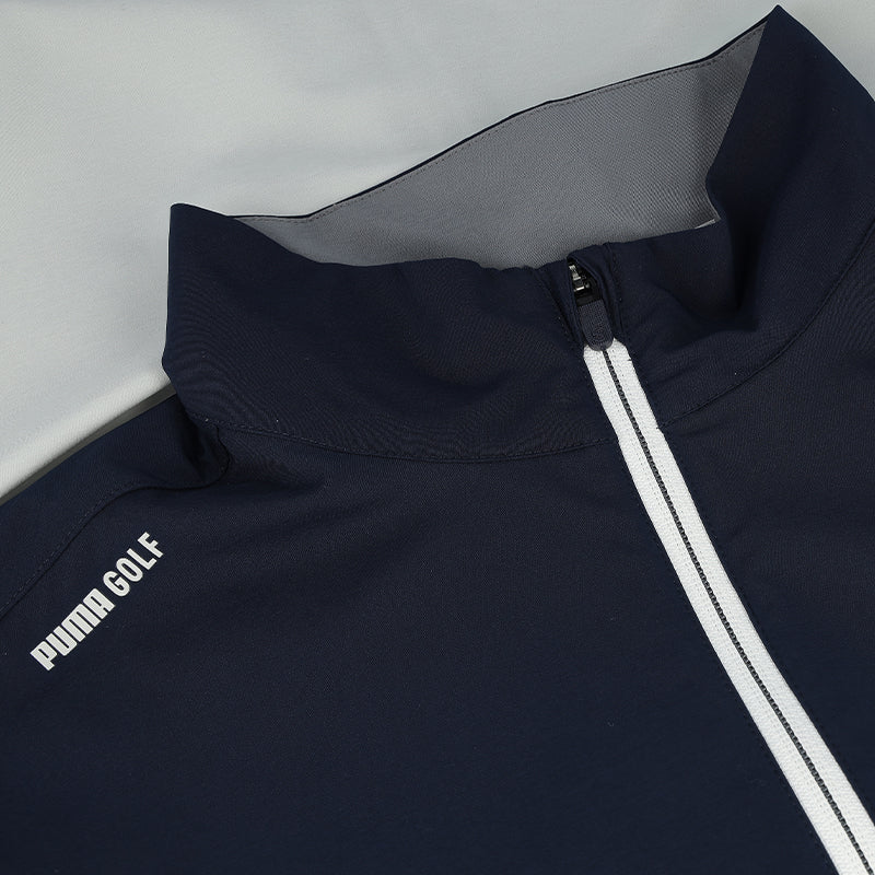 PUMA Monterey Men's Wind Jacket (Navy/Grey) - Image 3