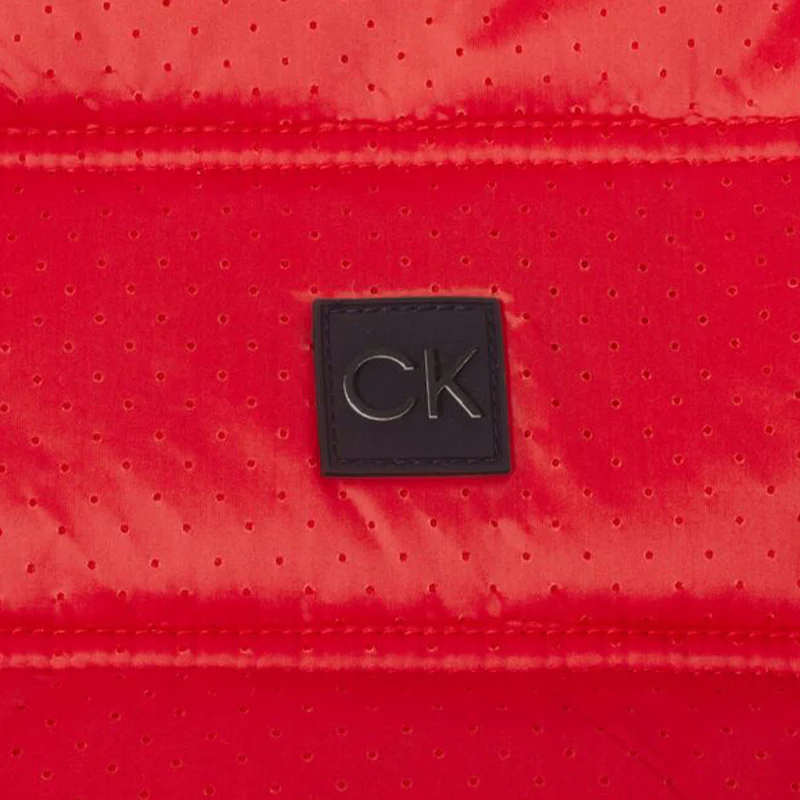 CALVIN KLEIN Rangewood Men's Half-Zip Hybrid (Blue/Red) - Image 4