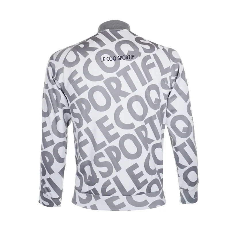 LE COQ SPORTIF GOLF Logo Men's Jacquard Jacket (White) - Image 2
