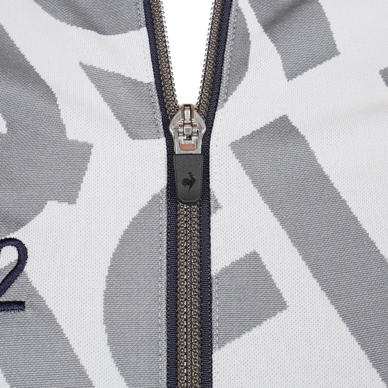 LE COQ SPORTIF GOLF Logo Men's Jacquard Jacket (White) - Image 3